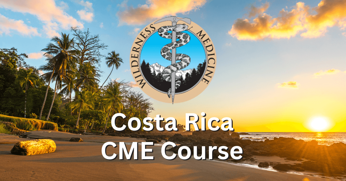 Costa Rica CME Course Wildlife and Beach Adventure Wilderness Medicine